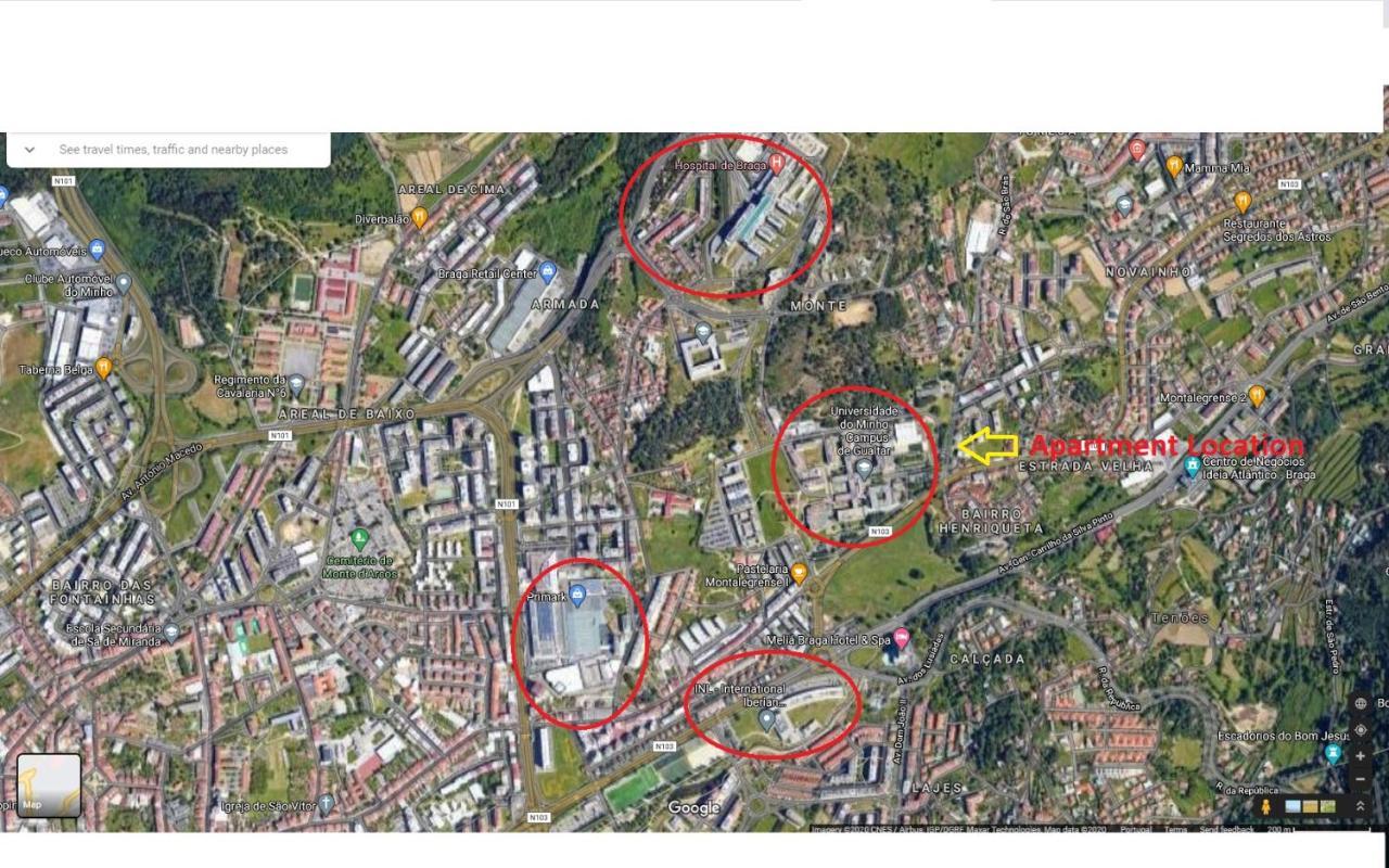 University Of Minho- Inl Campus Gualtar Apartment Брага Екстер'єр фото